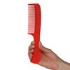 Allegro Comb 1004 Wide Tooth Detangling Hair Combs For Women, Stylists & Curly Hair Teasing Comb Mens Comb 1 Piece. (Strawberry)