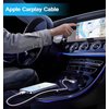 ukiism Car Carplay Woven Cable for iPhone16/15 Car Charger Cord, 2Pack/3.3FT USB A to USB C Cable Compatible for iPhone 15/16 Pro Max Plus, iPad Pro Air Mini Car Charger Cord