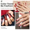 modelones Red Gel Nail Polish Set - 6 Colors Ruby Sparks Collection Popular Glitter Gel Polish Cat Eye Magnetic Gel Burgundy Red Sparkle Bloody Christmas Nail Gel Polish Kit Art DIY Salon Gift