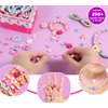 Paint Your Own Jewelry Box & Bracelet Making Kit - Arts and Crafts Painting Kits for Kids Girls Age 6-8, 250 PCS Wooden Beads Jewelry Making Kit Toys Gifts for Christmas Birthday 8-12 Years Old