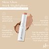 Glo Skin Beauty Skin Glow Stick Highlighter (Rosé) - Powered by Hydrators, Mineral Pigments & Mica for an Illuminated Glow - Clean Mineral Cream Highlighter