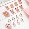 80Pcs Christmas Nail Charms 3D Christmas New Year Nail Charms Snowman Nail Art Supplies Santa Claus Deer Gloves Snowflake Elk Xmas Tree Resin Charms Christmas Nail Art Accessories for Women
