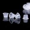 AKOAK 200 Pcs Disposable Plastic Tattoo Ink Caps Cups for Tattoo Ink Tattoo Supplies（Sizes #13 Medium）