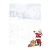 Pop-up Christmas Medium Snow Globe by Popshots Studios - Santa and Snowman