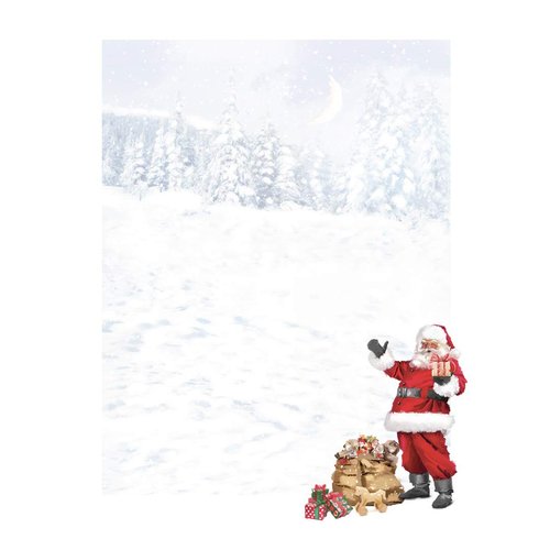 Pop-up Christmas Medium Snow Globe by Popshots Studios - Santa and Snowman