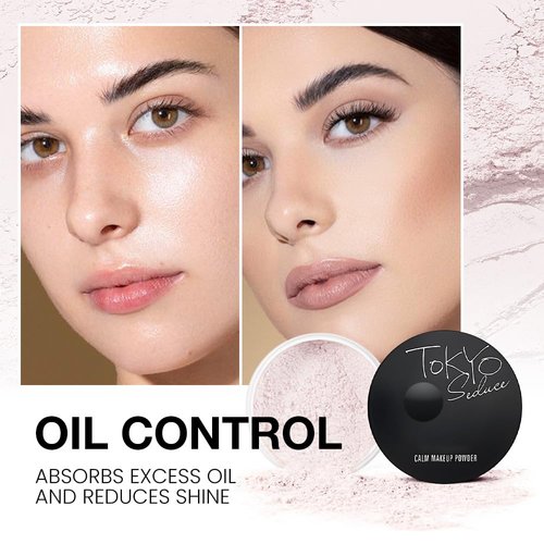 Skin-friendly setting powder, High Definition Powder, Lightweight, Long-Lasting, Creates Soft Focus Effect, Masks Fine Lines & Imperfections, Soft Luminance (03# natural, 1)