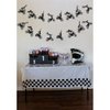 Motorcycle Theme Banner Garland Party Supplies for Man's or Boy's Birthday & Riding Party Room Wall Decorations