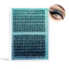 Lash Clusters DIY EyeLash Extension Kit 320PCS Individual, 0.07 D Curl 8-18MIX 20D Cluster Lashes Extension Kit with Applicator Lash Bond&Seal Glue Remover for Eyelash Extensions Beginners