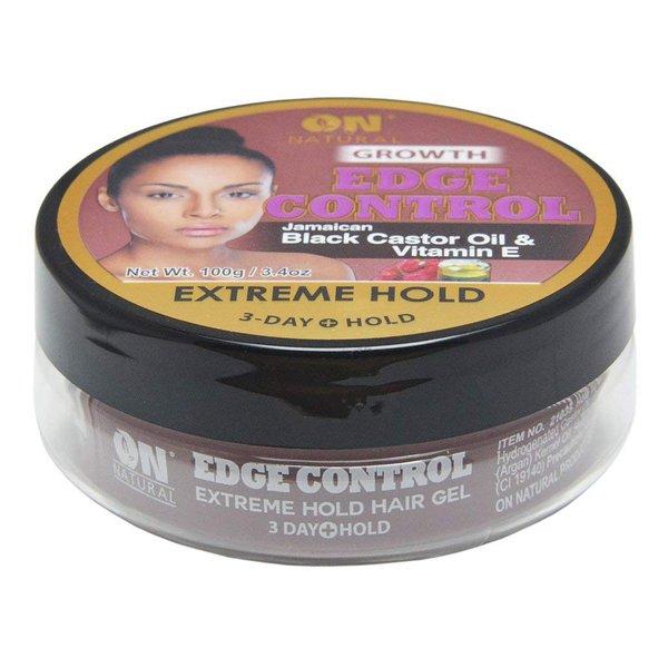 On Natural Edge Control Extreme Hold-Jamaican Black Castor Oil and Vitamin E 3.4 oz