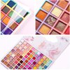 99 Colors Eyeshadow Palette, Rainbow Colors Eyeshadow Palette, Professional Matte Glitter Makeup Pallet, Colorful Powder Long Lasting Highly Pigmented Eye Shadow Halloween Christmas Gift Box for Women