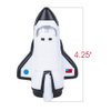 ArtCreativity Squish Space Shuttle, Set of 2, Slow Rising Squeezy Space Themed Stress Relief Toys for Kids, 4.75 Inch Squeezable Outer Space NASA Party Favors and Desk Decorations