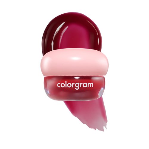 COLORGRAM TINTIN DORY LIP JAM 08 PLUM JAM | Tinted Lip Jam, Hydrating & Plumping Lip Gloss with Lightweight, Non-Sticky Formula | Clear Radiance & Semi-Transparent Color