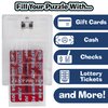 BILZ Money Puzzle - Brain Teasing Maze for Cash or Gift Cards - Fun Way to Give Gifts - Perfect for Christmas Stocking Stuffers and Holiday Presents - Reusable Puzzle for Kids, Adults and All Ages