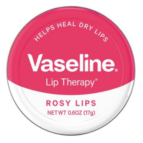 Vaseline Lip Therapy Lip Balm, Rosy Lips 0.6 oz (Pack of 9)