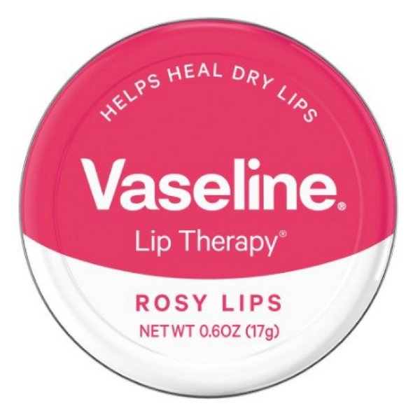 Vaseline Lip Therapy Lip Balm, Rosy Lips 0.6 oz (Pack of 9)
