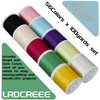 56 Spools Sewing Thread Kit for Hand Sewing and Machine Sewing Use, Colorful Polyester Thread Set 100 Yards Per Spool, 5600 Yards Total