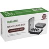 MyLifeUNIT Business Card Holder, Index Card Organizer with Dividers and Index Tabs, Capacity: 500 Cards (2.2" x 3.5")