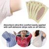 Underarm Sweat Pads, 5 Pcs Invisible Self-adhesive Cotton Armpit Antiperspirant Sticker, Disposable Anti Perspiration Absorbent Deodorant Prevention Pad, for Men & Women Reduce Armpit & Foot Sweat