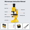 Little World Science Kits for Kids Beginner Microscope Kit with LED 100X 400X and 1200X Magnification Kids Educational Toy Birthday Halloween