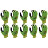3M KOR Lightweight Nitrile Foam Coated Protective Gloves, Medium, Green, 10 Pairs