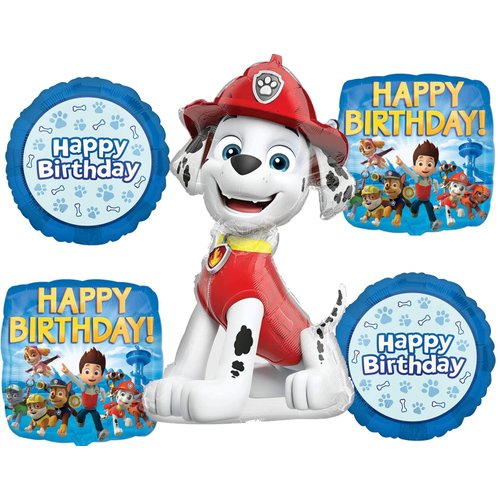 Anagram Marshall Birthday Party Supplies Pups on Patrol Balloon Bouquet Decorations