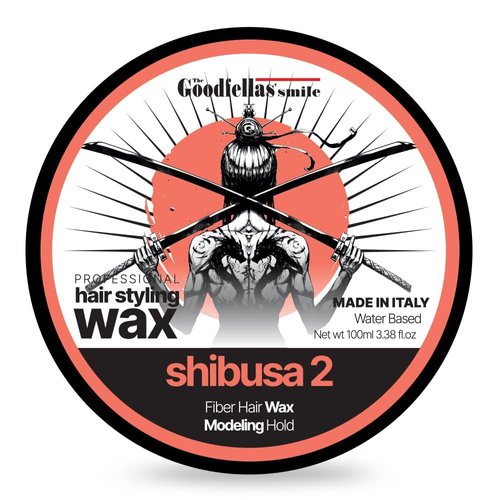 The Goodfellas' smile Hair Wax Fiber/Pomade, Modeling Hold Formula, 100ml, Made in Italy (Shibusa 2)