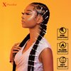 Sensationnel X-pression Prestretched Braiding Hair - Kanekalon Flame Retardant Smooth Yaki Braid Hair Extension 3X 58 Inch (1 Pack, T1B/27)
