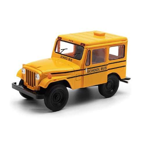 KiNSMART 1971 Jeep DJ-5B School Bus 1:26 Scale 5 Inch Die Cast Metal Model Toy