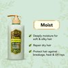 MOIST DIANE Hair Treatment with Pump for Women & Men, Natural Organic Japanese Hair Conditioner, Sulfate & Silicon Free Hydrating & Moisturizing Haircare Products, Botanical Moist 16.9 Fl Oz/500mL