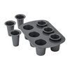 Wilton Cookie Shot Glass, 6-Cavity - Bake Perfect Sweet Shooters with this 6-Cup Cookie Shot Glass Pan, Non-Stick Round Pan Made of Steel