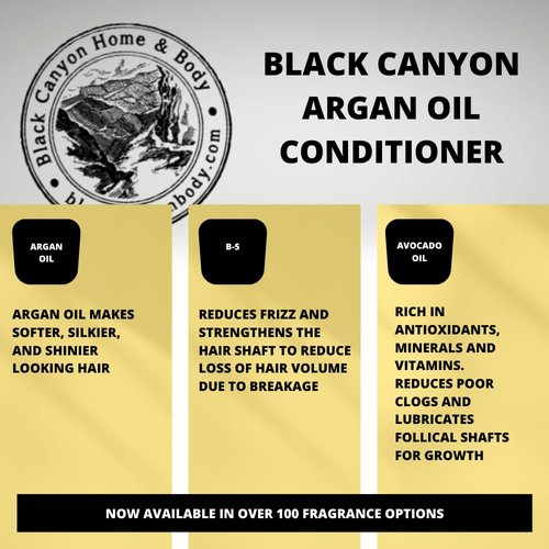 Black Canyon Peppermint Passion Scented Argan Oil Hair Conditioner, 16 Oz