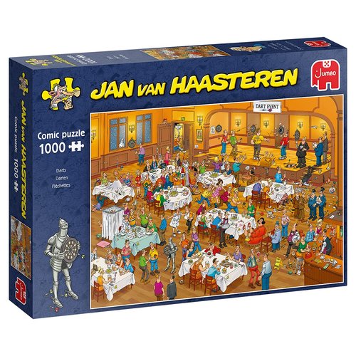 Jumbo 19076 Jan Van Haasteren Darts 1000 Piece Puzzle