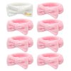CIEHER Bachelorette Party Headbands - 8 Pcs Spa Headbands for Bride, Bridesmaids, Face Wash, Skincare, Makeup, and More