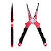 CRAZY SHARK Tackle Professional Aluminum Saltwater Fishing Pliers Tungsten Carbide Cutters (Red.T)