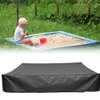 M MAIUS Sandbox Cover, Square Protective Cover for Sand and Toys Away from Dust and Rain, Sandbox Canopy with Drawstring, Sandpit Pool Cover