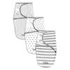 CuddleBug Adjustable Baby Swaddle Blanket & Wrap (Spots & Stripes), Pack of 3 (Small/Medium 0-3 Months Old)