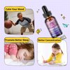 Kids Magnesium Liquid Drops-Magnesium Glycinate Liquid for Kids Supplement-w/L-theanine, Omega-3, Vitamin B6, D3 - for Sleep, Relaxation, Brain, Bones - 4 Fl Oz Children's Calm