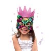 VHALE 24 Sets Rainbow Scratch Paper Art Superhero Masks, Dress Up Halloween Costumes, Creative Classroom Arts and Crafts, Fun Drawings, Travel Toys, Party Favors for Kids