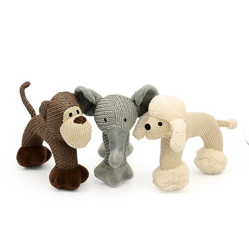 Angoily Squeak Dog Toy, 1pc Pet Dogs Dog chew Toys, Puppy Toy Cat Molar Teething Plush Stuffed Sl...