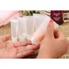 24Pcs 30ml 1oz Empty Translucent Plastic Flip Cap Shampoo Facial Cleanser Makeup Comestic Sample Soft Container Tube Bottle Vial Jar Pot Case