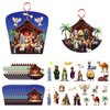 D24TIME Nativity Crafts for Kids - 24PCS Nativity Scene Stickers for Kids DIY Nativity Stickers Religious Christian Crafts Sunday School Gifts Christmas Crafts for Kids Classroom Party Favor