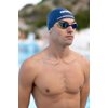 ARENA Python Racing Swim Goggles for Men and Women, UV Protection, Anti-Fog, Dual Strap, Non-Mirror Lens, Blue/White Sky