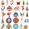 Ooopsiun Christmas Tattoos for kids - 100 Tattoos | Christmas Party Favors and Decorations for Children Kids, Santa Claus, Christmas tree, Snowman, Reindeer