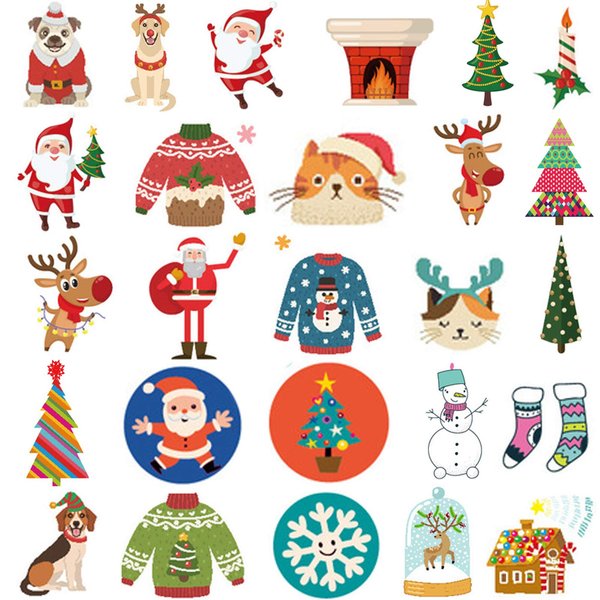 Ooopsiun Christmas Tattoos for kids - 100 Tattoos | Christmas Party Favors and Decorations for Children Kids, Santa Claus, Christmas tree, Snowman, Reindeer