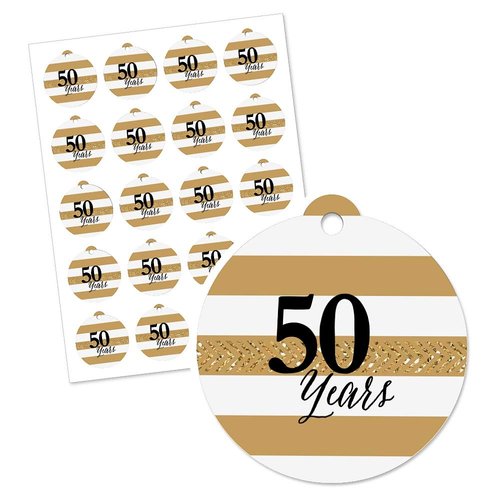 Big Dot of Happiness We Still Do - 50th Wedding Anniversary Party Favor Gift Tags (Set 20)