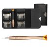 [Pack of 2] 25 in 1 Multi-Purpose Precision Screwdriver Wallet Kit Repair Tools