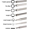 Hippotech Pack of 14 Carburetor Adjustment Tool with Screw Outer-hexagon Scredrivers for 2-Cycle Small Engine for Poulan for Husqvarna for STIHL for Echo Trimmer Chainsaw