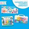 OOLY Creatibles, 12 Colors Air Dry Clay Kit for Kids Craft, Modeling Clay with 3 Shaping Tools, Craft Supplies & Materials, Airdry Clay DIY Art Set for Kids Ages 6 and Up