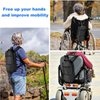 iGuerburn Oxygen Tank Backpack for Small Size M2, A/M4, ML6, B/M6, M7, C/M9, Portable Oxygen Backpack O2 Tank Holder Carrier (Not for D Tanks) - Black