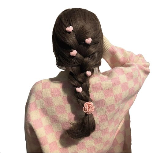 JKQBUX Hair clips Chanel's Style flower Barrettes Hair Bow Clip Hair Accessories for Women Girl Wedding Party Christmas